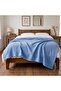 Waffle Pike and Bedspread, Blue Double Waffle Pike - Seasonal Bedspread - 200X230Cm - Decorative, Suitable for All Seasons