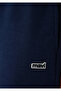 Patch Logo Embroidered Navy Blue Sweatpants 1011244-82318 - 6