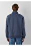 Half-Zip Navy Blue Basic Sweatshirt 0S10278-70759 - 5
