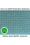 Waffle Pike and Bedspread, Aqua Green Double Waffle Pike, Cotton Lightweight and Breathable for All Seasons, Decorative Bedspread - 200X230Cm - 6
