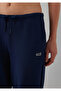 Patch Logo Embroidered Navy Blue Sweatpants 1011244-82318 - 5