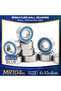 Blue Sealed MR115-2RS 5x11x4mm 10pc MR 2RS Blue Sealed Ball Bearings MR63 MR74 MR83 MR84 MR85 MR95 M - 3