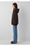 Logo Printed Hooded Brown Sweatshirt 1600361 -70222 - 4