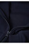 M7S10188 Printed Hooded Zippered Girls' Sweatshirt Dark Blue - 5