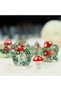 7-Piece Set of Mushroom-Shaped Resin Dice for Board Games, Dice for Group Games, Party Supplies for - 4