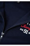 Hooded Navy Blue Sweatshirt 6S10183-84371 - 4