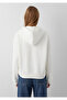 Hooded Ecru Basic Sweatshirt 1S10570-83043 - 5