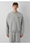 M0S10677 Jeans Printed Men's Sweatshirt Gray - 4