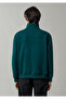 Patch Embroidered Semi-Zip Green Sweatshirt 0S10613-90366 - 6