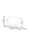 4pcs desktop acrylic business card holder, transparent plastic business card display stand, can hold - 2