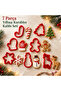 Christmas Themed Cookie Mold Set (7 Pieces)