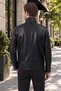 Roberto Genuine Leather Black Men's Coat - Premium Leather Jacket - 3