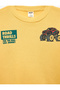 Printed Şardonlu Crew Neck Long Sleeve Sweatshirt - 6