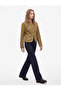Long Sleeve Ornate Buttoned Pocketed Napoleon Closure Stand Collar Jacket - 3