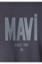 Logo Printed Gray T-Shirt Loose Fit / Comfortable Fit 0613570-85540 - 8