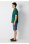 Green Polo T-Shirt Regular Fit / Normal Cut 0613491-82768 - 4