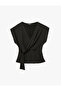 Tied Double-Breasted Sleeveless Blouse - 2