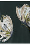 Butterfly Printed Green T-Shirt Regular Fit / Normal Cut 1614147-71551 - 7