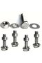 240pcs Stainless Steel Hex Bolt & Nut Set - Durable, Corrosion-Resistant with M4 & M5 Sizes for Vers - 4