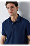 Navy Blue Polo T-Shirt Regular Fit / Normal Cut 0613548-70490