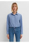 Gingham Lace Detailed Shirt Standard 1220423-A6882 - 3