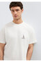 Istanbul Printed Ecru T-Shirt Loose Fit / Comfortable Cut 0613595-70057 - 2