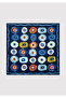Nazar Boncuğu Printed Navy Blue Bandana 1914271-16433 - 3