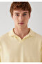 Yellow Polo T-Shirt Regular Fit / Normal Cut 0613313-89308 - 6