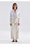Leila Edition Linen Ecru Jean Trousers 1010600-A3173 - 2