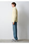 Yellow Linen Shirt Regular Fit / Normal Cut 0211963-71187 - 5