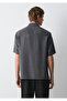 Short Sleeve Anthracite (Tencel) ™ ) Modal Blend Shirt Regular Fit / Normal Cut 0211517-80955 - 5