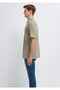 Beige Polo T-Shirt with Pockets Regular Fit / Normal Cut 0613465-70352 - 5