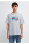 Mvjns Printed Open T-Shirt Loose Fit / Loose Comfortable Cut 0613656-70799 - 3