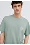 Printed Green T-Shirt Loose Fit / Relaxed Comfortable Cut 0613289-70113 - 3