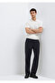 Elastic Waist Muslin Black Jogger Pants 0010596-71379 - 3