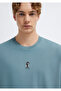 Chess Printed Green T-Shirt Loose Fit / Comfortable Loose Cut 0613633-70128 - 7