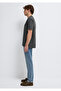Pocket Detail Green Basic T-Shirt Loose Fit / Comfortable Cut 066248-71553 - 4