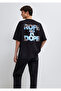 Rope a Dope Printed Black T-Shirt Oversize / Wide Cut 0613191-900