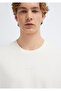 Jeans Printed Ecru T-Shirt Loose Fit / Relaxed Comfortable Cut 0613348-80194 - 6