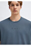 Logo Printed Dark T-Shirt Regular Fit / Normal Cut 0613305-80776 - 6
