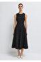 Linen Blend Polka Dot Dress 1310877-91525 - 3