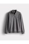 Half Zipper Anthracite Men's Sweatshirt 5Wm3580 - 6