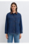 Collar Detailed Dark Shirt Loose Fit / Relaxed Fit 1211536-91447 - 4