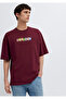 Sunmade Printed Claret Red T-Shirt Oversize / Wide Cut 0613620-70426 - 2