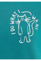 Cat Printed Green T-Shirt Semi Slim Fit 1613873-71914 - 7