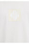 Logo Printed Ecru T-Shirt Relaxed Fit / Comfortable Cut 0613148-70057 - 7