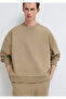 Crew Neck Beige Sweatshirt 0S10550-70362