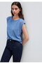 Shoulder Detail T-Shirt Regular Fit / Normal Cut 1613951-70853 - 3