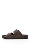 BROWN Women's Daily Slippers with Heart Buckle 34048 - 5