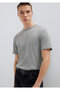 Gray Basic T-Shirt Fitted / Bodycon Cut 0613176-80018 - 2